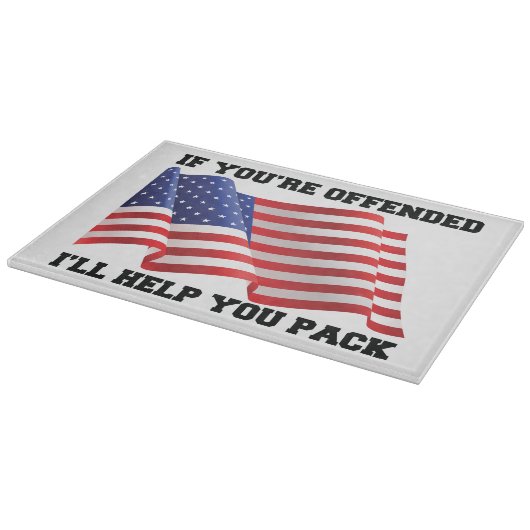 Planche À Découper patriote américain (Coin)