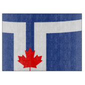 Planche à découper patriotique avec drapeau de Tor (Devant)