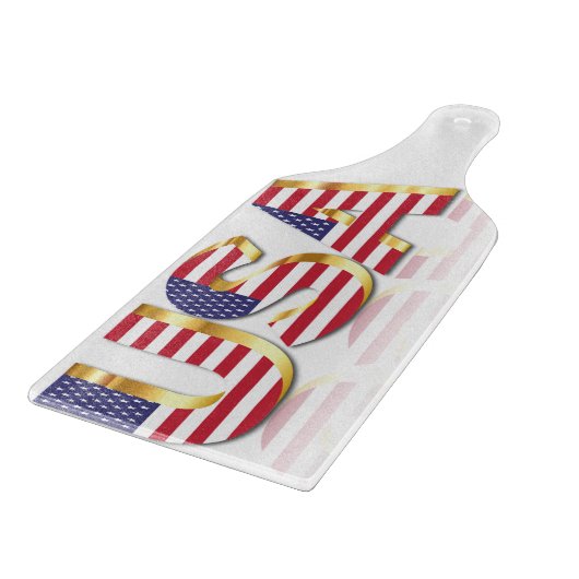Planche À Découper Patriotique USA Flag Cutting Board (Coin)