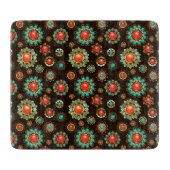 Planche À Découper Pattern de Ethnic Brooches Seamless (Devant)