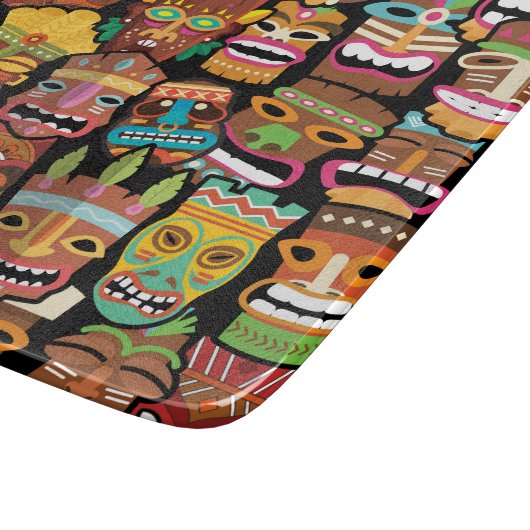 Planche À Découper Pattern de Tiki (Coin)