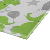 Planche À Découper Pattern of Green Elephants, Cute Elephants, stars (Coin)