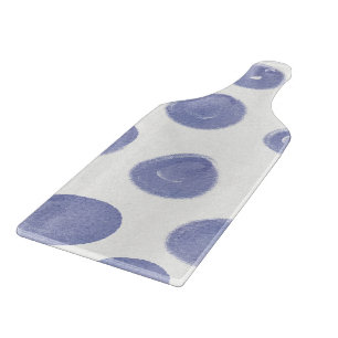 Planche À Découper Pattern Purple And White Dots Circle