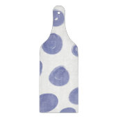 Planche À Découper Pattern Purple And White Dots Circle (Devant)