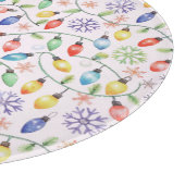 Planche À Découper Pattern Retro Christmas Lights (Coin)