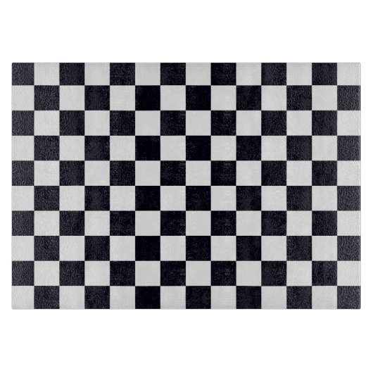 Planche À Découper Patters de Black and White Checker (Devant)