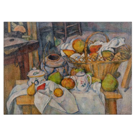Planche À Découper Paul Cezanne - La vie morte avec panier (Devant)