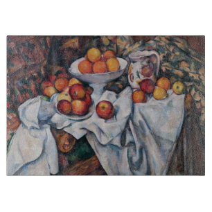 Planche À Découper Paul Cezanne - Nature morte, pommes et oranges