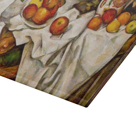 Planche À Découper Paul Cezanne Pomples Oranges Impressionnisme (Coin)
