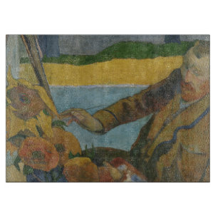 Planche À Découper Paul Gauguin Vincent van Gogh peignant des tournes