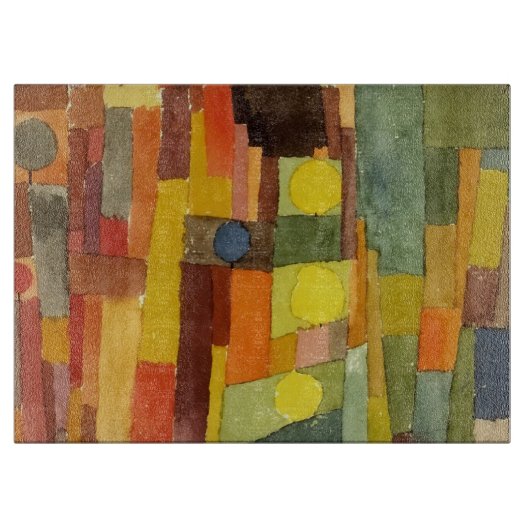 Planche À Découper Paul Klee Dans Le Style De Kairouan Aquarelle Art (Devant)