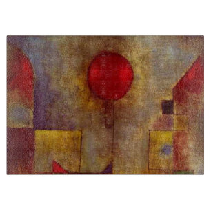 Planche À Découper Paul Klee Red Balloon Abstrait Art Coloré