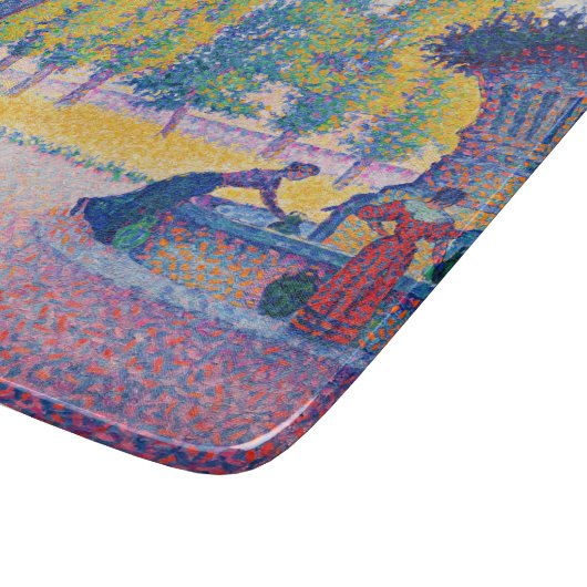 Planche À Découper Paul Signac - Fontaine des Lices, Saint-Tropez (Coin)