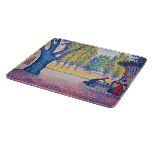 Planche À Découper Paul Signac - Fontaine des Lices, Saint-Tropez (Coin)