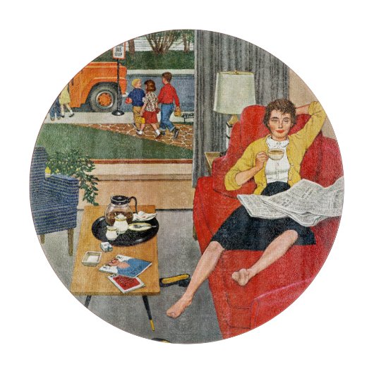 Planche À Découper Pause café du matin (Devant)