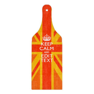 Planche À Découper Pavillon britannique Orange Union Jack