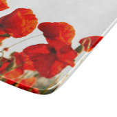 Planche À Découper Pavots rouges (Coin)