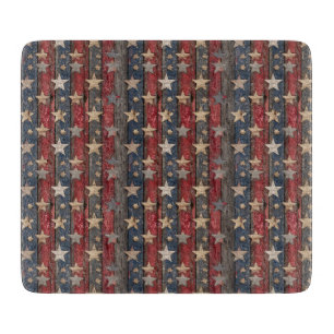 Planche À Découper Pays/Americana Principale en détresse