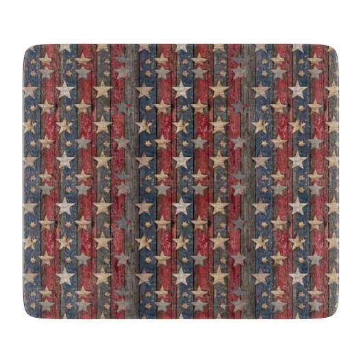 Planche À Découper Pays/Americana Principale en détresse (Devant)