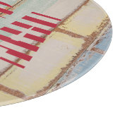 Planche À Découper Pays Distorsion USA Drapeau mignon Rustique Barne  (Coin)