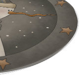 Planche À Découper Pays Snowman primitif (Coin)