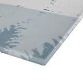 Planche À Découper Paysage Abstrait Soleil d'hiver d'or (Coin)