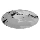 Planche À Découper Paysage alpin : Snowy Fir Trees (Coin)