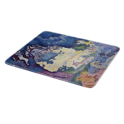 Planche À Découper Paysage avec chèvres (par Henri-Edmond Cross) (Coin)