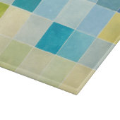 Planche À Découper Paysage avec des Carrés multicolores (Coin)