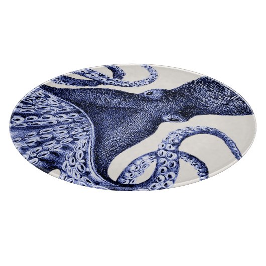 Planche À Découper Paysage Bleu Octopus (Coin)