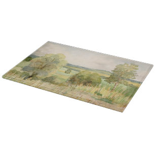 Planche À Découper Paysage d'aquarelle
