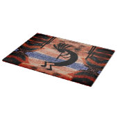 Planche À Découper Paysage du désert du sud-ouest de Kokopelli (Coin)