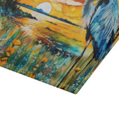 Planche À Découper Paysage Fleur sauvage du coucher de soleil du Gran (Coin)