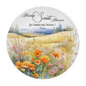 Planche À Découper Paysage fleur sauvage Nouveau Accueil Cadeau (Devant)