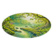 Planche À Découper Paysage forestier éclairé (Coin)