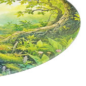 Planche À Découper Paysage forestier éclairé (Coin)