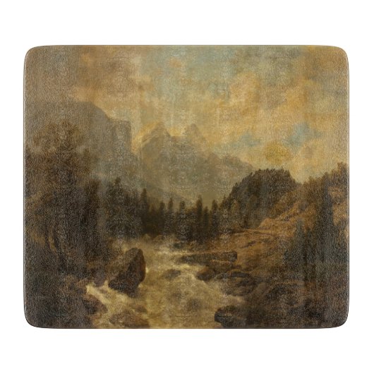 Planche À Découper Paysage forestier (par Josef Kriehuber) (Devant)