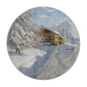 Planche À Découper Paysage hivernal vintage Ivan Choultse (Devant)