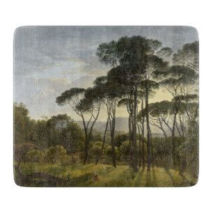 Planche À Découper Paysage italien avec pins parasols (Voogd)