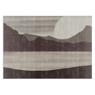 Planche À Découper Paysage neutre de lac de montagne-