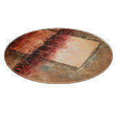 Planche À Découper Paysage rouge Abstrait (Coin)