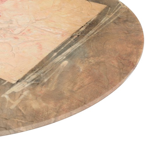 Planche À Découper Paysage rouge Abstrait (Coin)