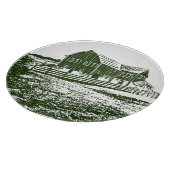 Planche À Découper Paysage rural maison de ferme de style coupe (Coin)