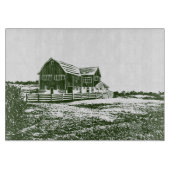 Planche À Découper Paysage rural maison de ferme de style coupe (Devant)