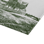 Planche À Découper Paysage rural maison de ferme de style coupe (Coin)