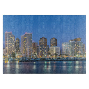 Planche À Découper Paysage urbain de Waikiki