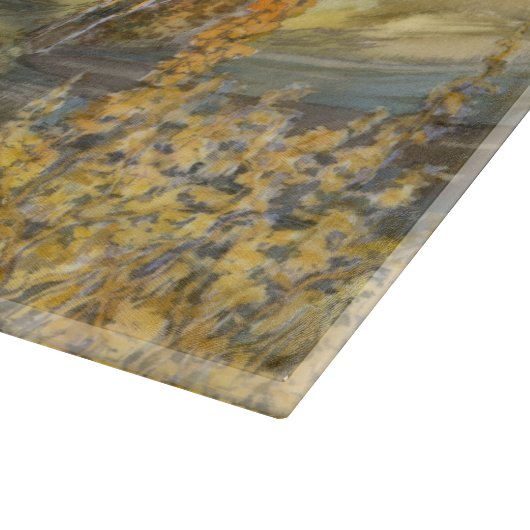 Planche À Découper Paysages automnaux aquarelle Coupe (Coin)