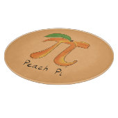 Planche À Découper Peach Pi Cute Math Pi Day Pie Cutting Board (Coin)