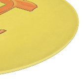 Planche À Découper Peach Pi Cute Math Pi Day Pie Cutting Board (Coin)