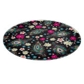 Planche À Découper Peacock Plumes Broderie Motif sans fil (Coin)